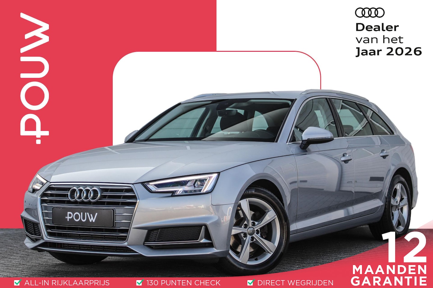 Audi A4 Avant - 35 TFSI 150pk S-tronic Sport Lease Edition | Sportstoelen | Achterklep Elektrisch - AutoWereld.nl