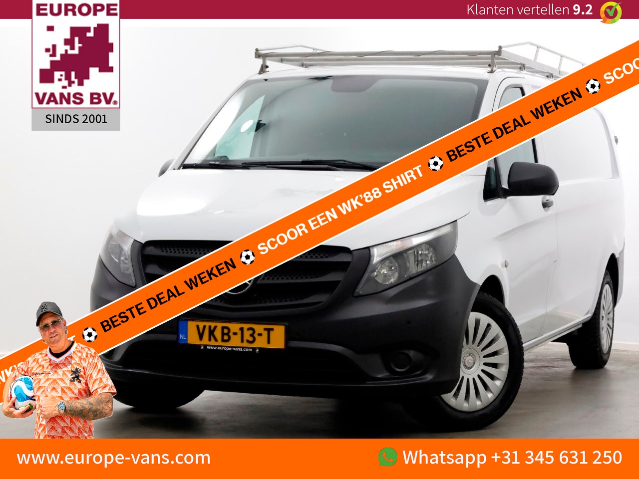 Mercedes-Benz Vito - 114 CDI 136pk RWD 9G Automaat XL Extra Lang Airco/Navi/Camera 04-2021 - AutoWereld.nl