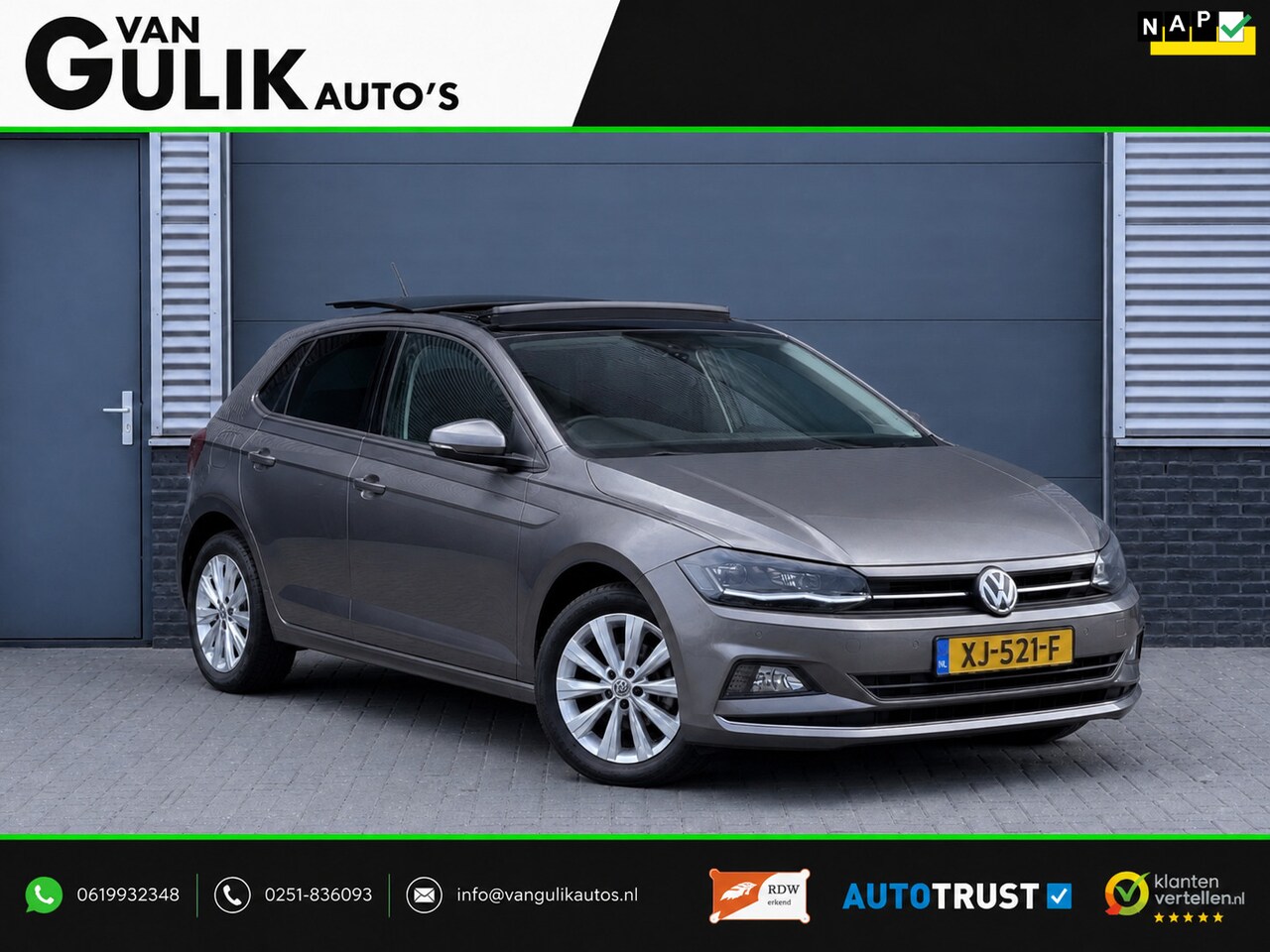 Volkswagen Polo - 1.0 TSI Comfortline | Pano | ACC | Carplay | PDC | LED | - AutoWereld.nl