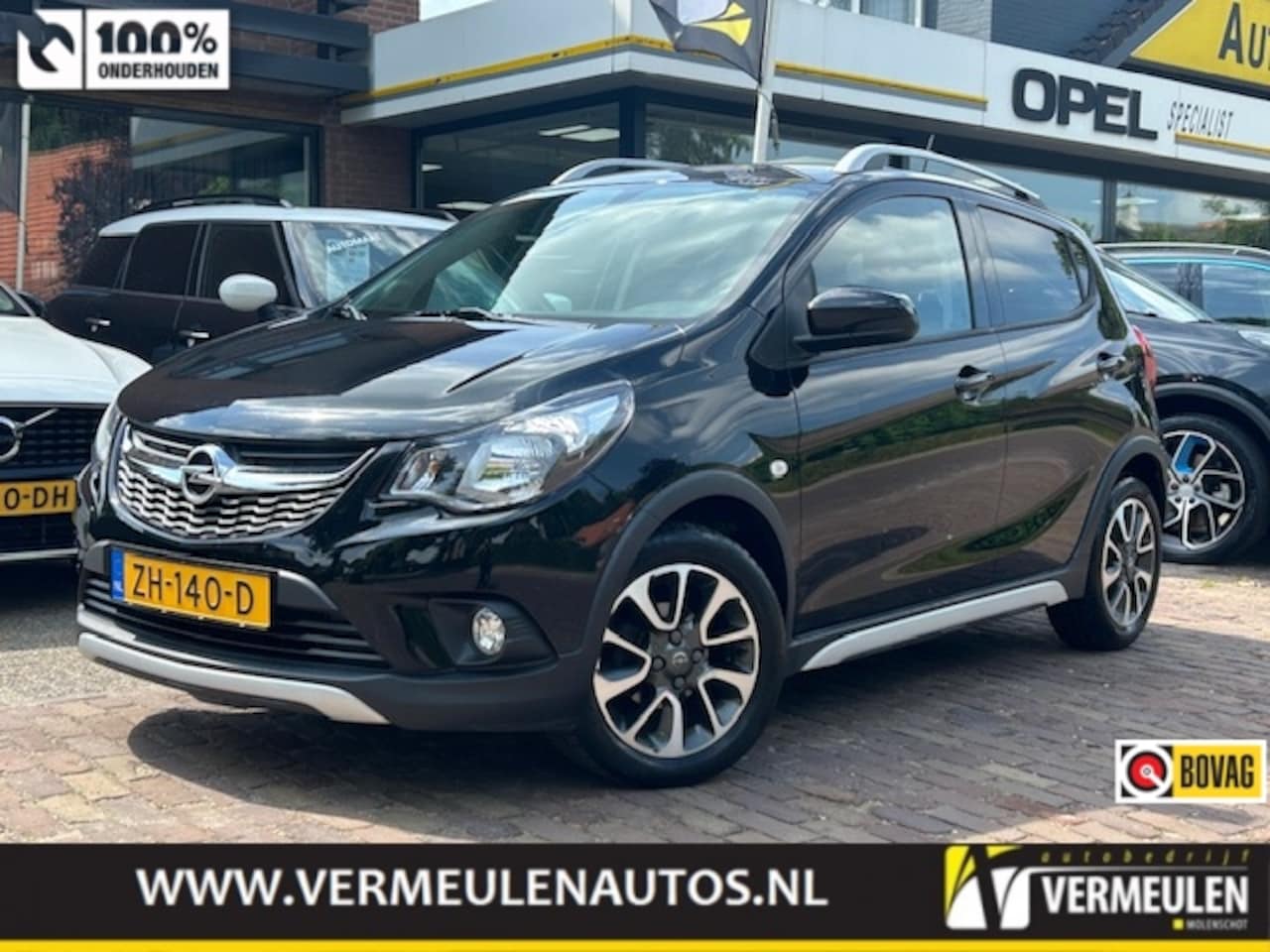Opel Karl - 1.0 75PK ROCKS Online Edition Automaat + 15"/ Airco/ Navi/ Cruise/ CarPlay/ NL auto - AutoWereld.nl