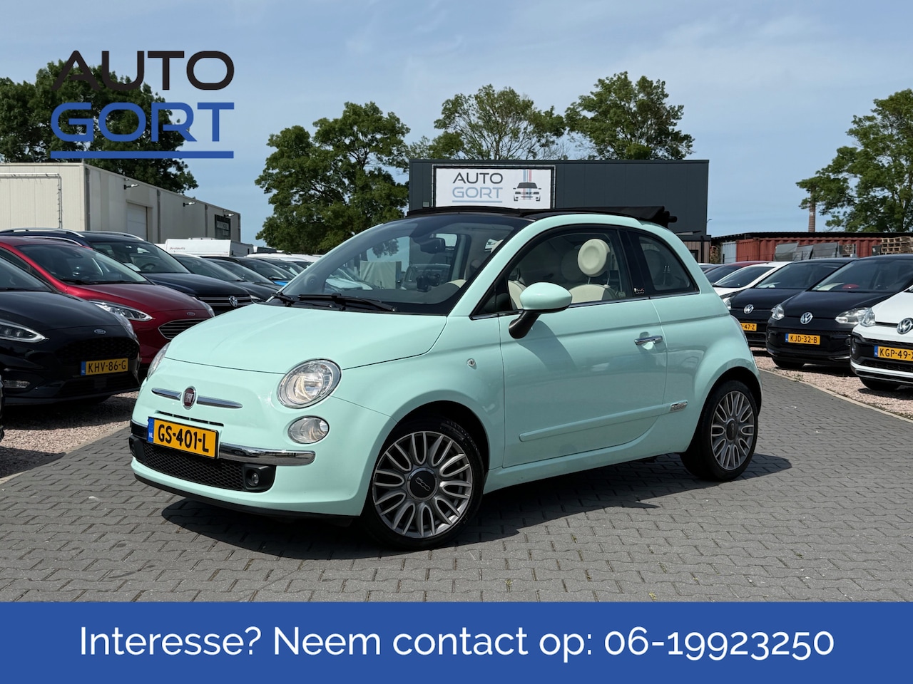 Fiat 500 C - 0.9 TwinAir Turbo Lounge | Automaat | Clima | APK 04-2027 - AutoWereld.nl