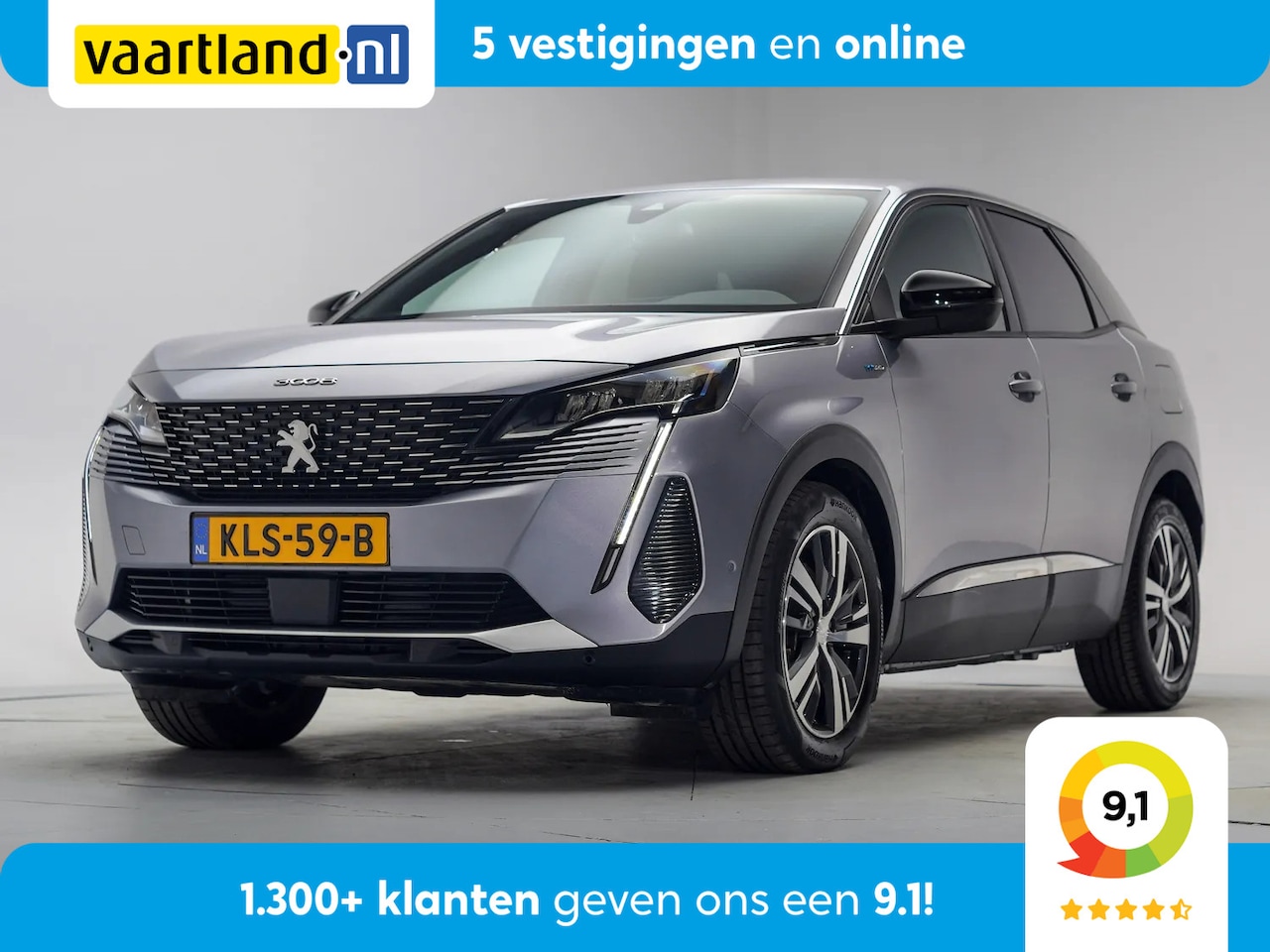 Peugeot 3008 - 1.6 HYbrid 225 Allure Pack Aut. [ Navi Camera Half-Leder i-Cockpit ] - AutoWereld.nl