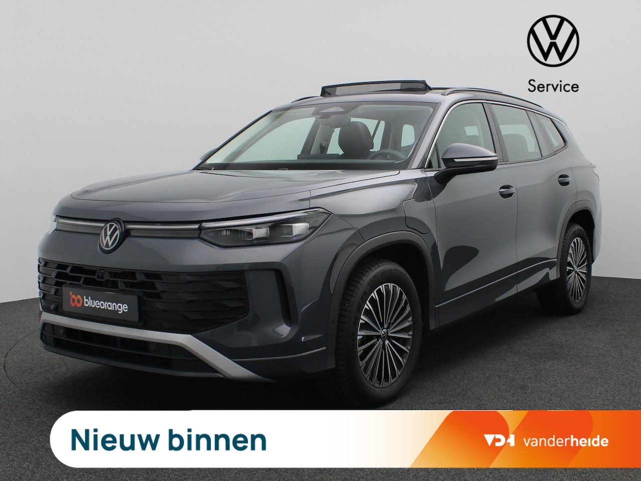 Volkswagen Tayron - 1.5 eHybrid Life Edition 204PK DSG Panoramadak, Trekhaak, 360gr. Camera, Head-Up Display, - AutoWereld.nl