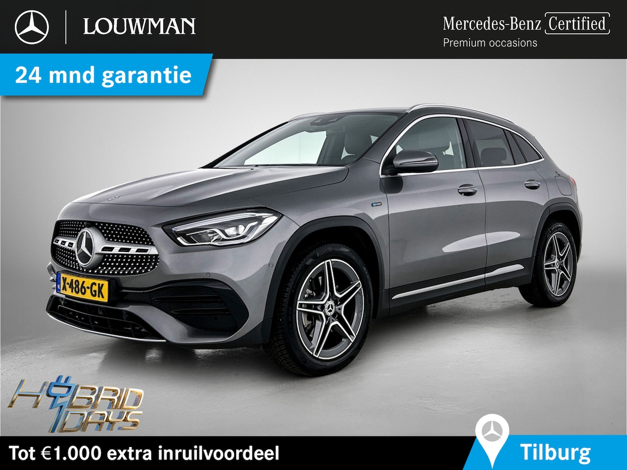 Mercedes-Benz GLA-Klasse - 250 e Business AMG Plug-In Hybride 5 spaaks lichtmetalen velgen | MBUX wide screen| Naviga - AutoWereld.nl