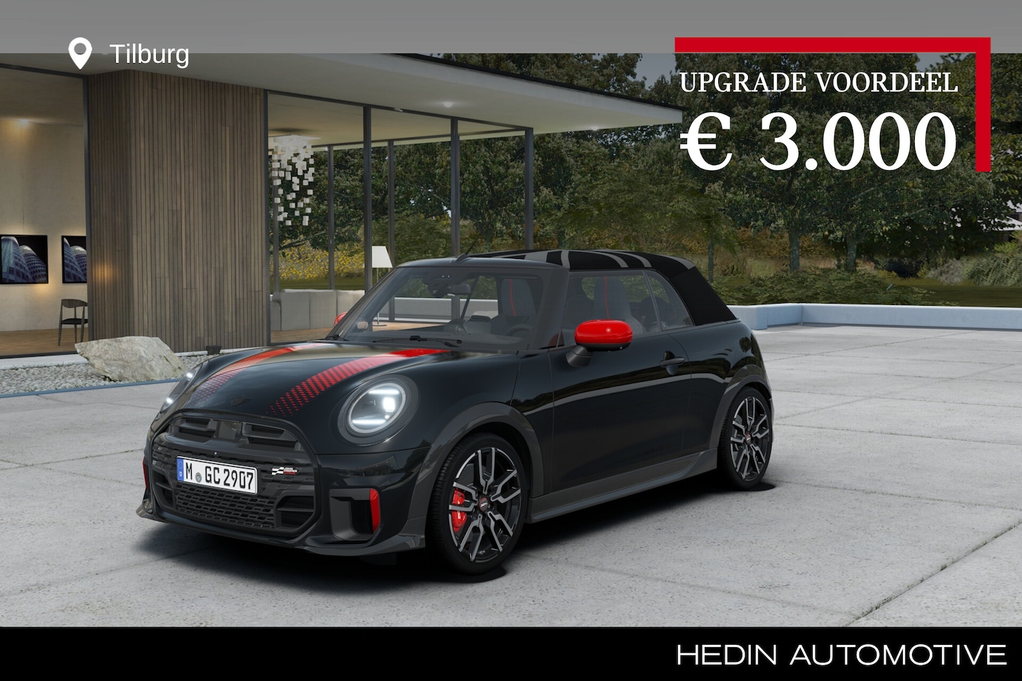 MINI Cabrio - 2.0 JCW | Pakket XL | Harman Kardon | Comfort Access | 360 Camera | Head-Up Display | Stuu - AutoWereld.nl