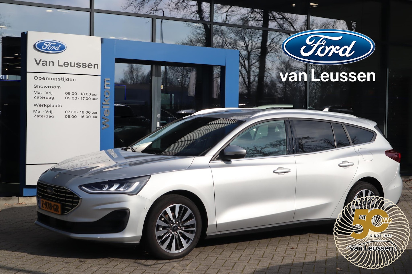 Ford Focus Wagon - 125PK HYBRID TITANIUM-X VIRTUAL-COCKPIT B&O AUDIO CLIMA P-SENSOREN 17"LMV LED CAMERA WINTE - AutoWereld.nl