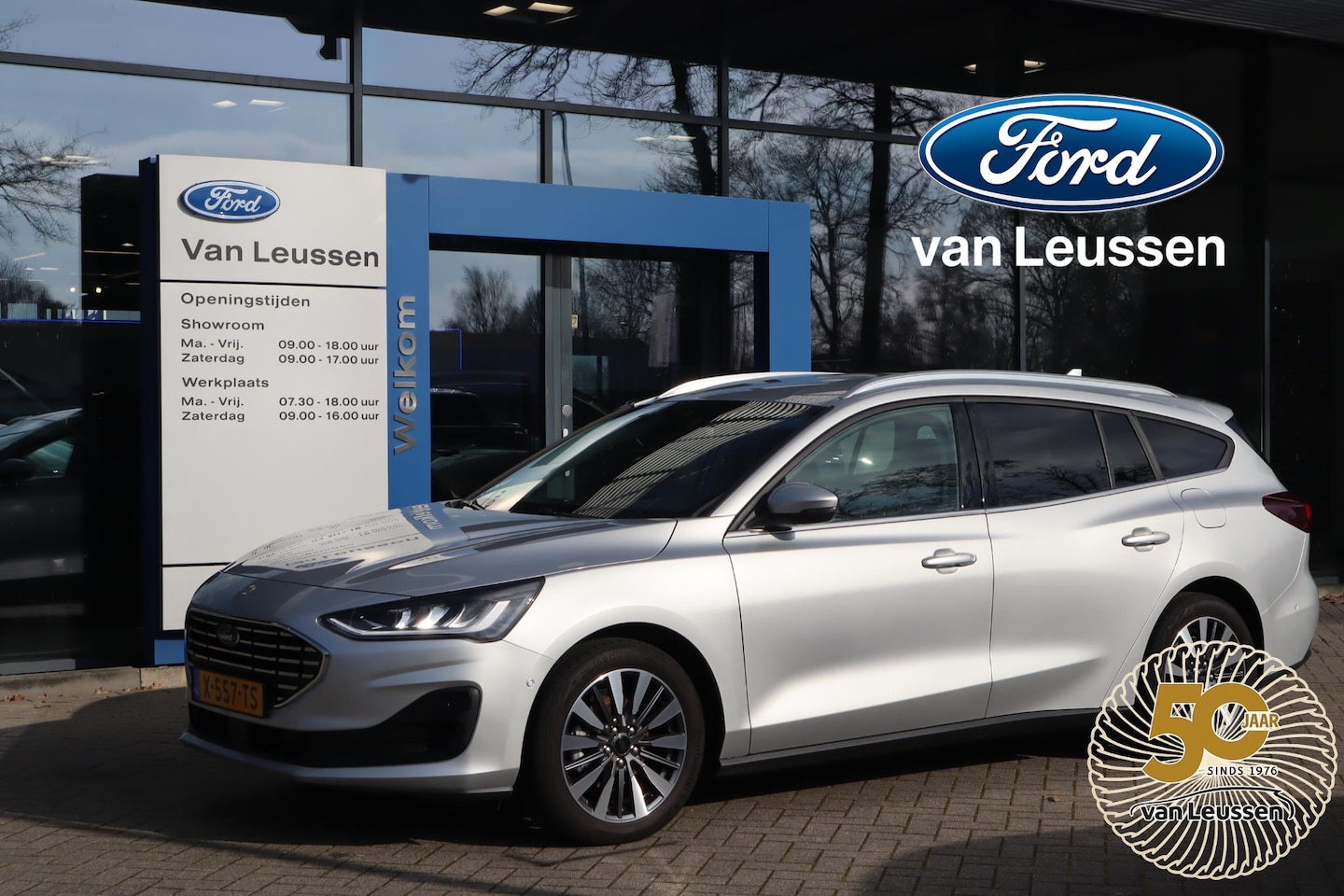Ford Focus Wagon - 125PK HYBRID TITANIUM-X VIRTUAL-COCKPIT B&O AUDIO CLIMA P-SENSOREN 17"LMV LED CAMERA WINTE - AutoWereld.nl