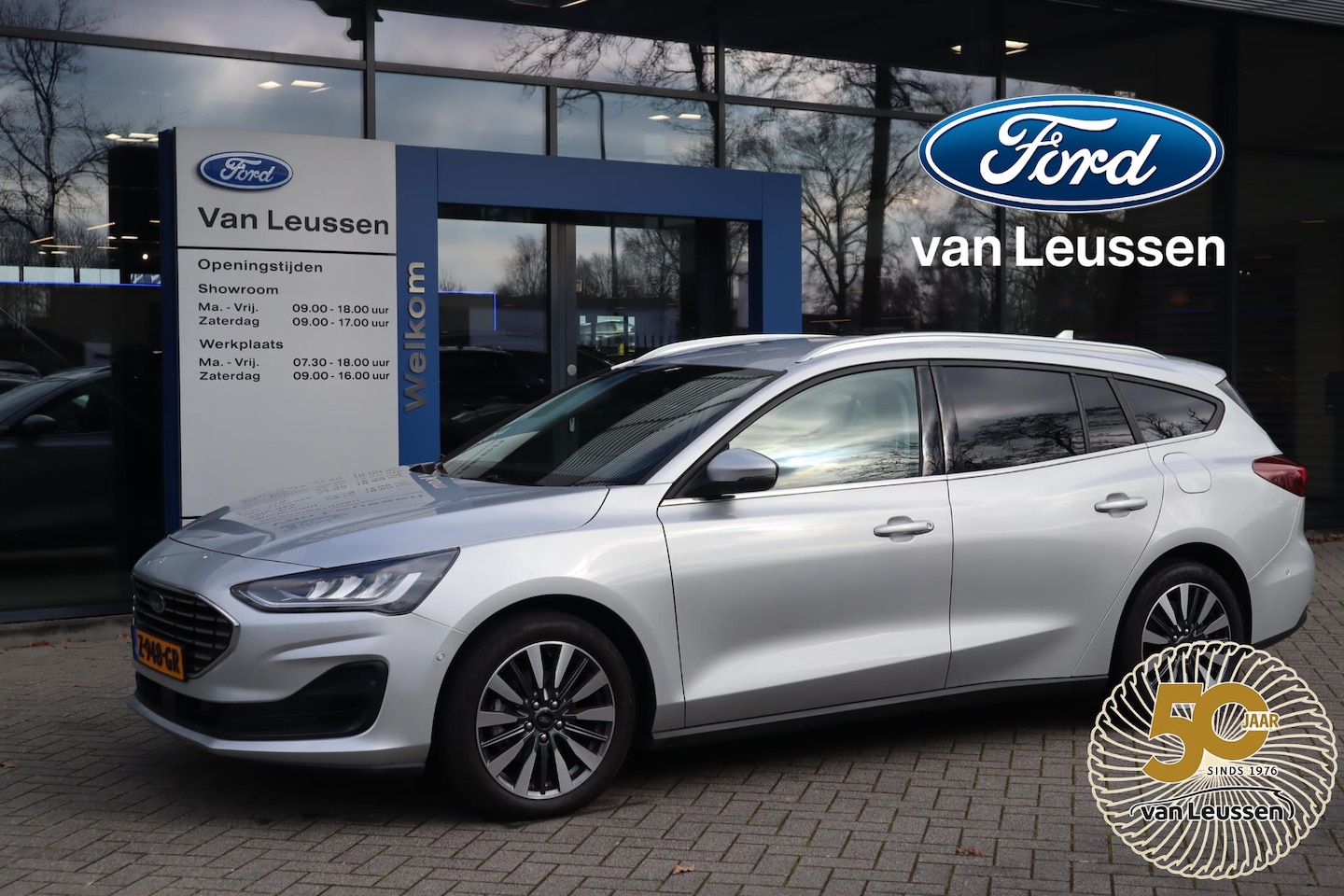 Ford Focus Wagon - 125PK HYBRID TITANIUM-X VIRTUAL-COCKPIT B&O AUDIO CLIMA P-SENSOREN 17"LMV LED CAMERA WINTE - AutoWereld.nl