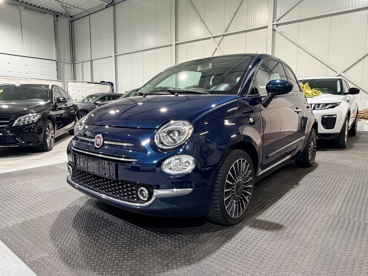 Fiat 500 - 1.2 Lounge -Tamno Playa Metallic. - AutoWereld.nl
