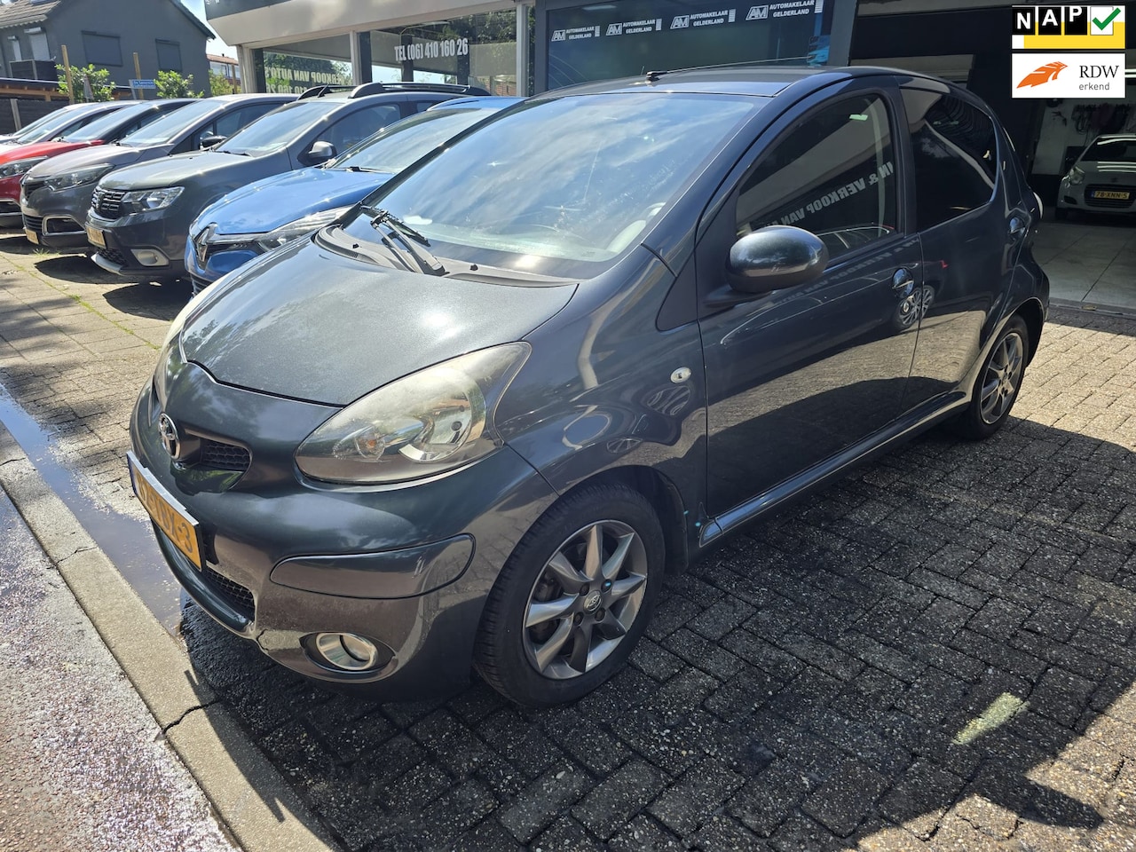 Toyota Aygo - 1.0-12V Dynamic Navigator | 2E EIGENAAR | 12MND GARANTIE | ANDROID | AIRCO | LMV | - AutoWereld.nl