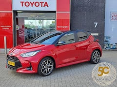 Toyota Yaris - 1.5 HYBRID EXECUTIVE HEAD-UP STOELVERWARMING BI-TONE PARK-SENSOREN HALF-LEDER 17"LM-VELGEN