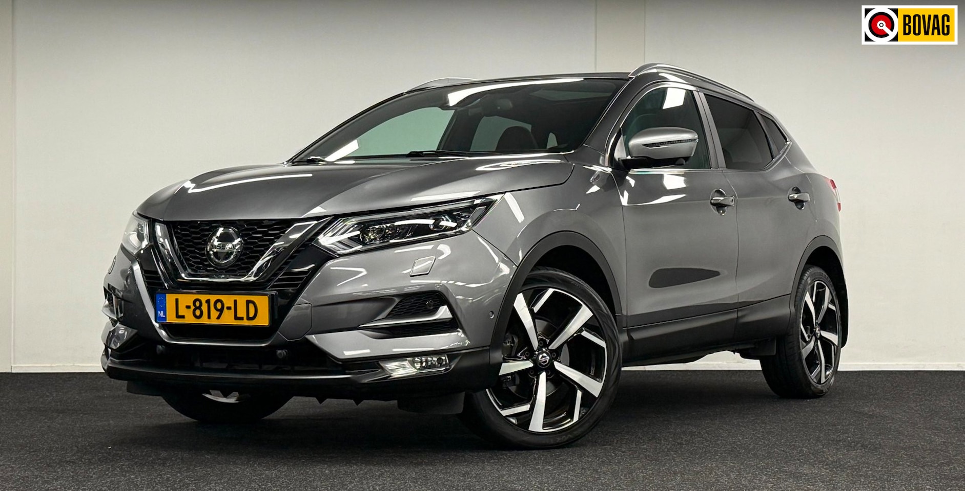 Nissan Qashqai - 1.3 DIG-T Tekna +*Panodak*360cam*VolLeder*Bose*Memory*Carplay* - AutoWereld.nl