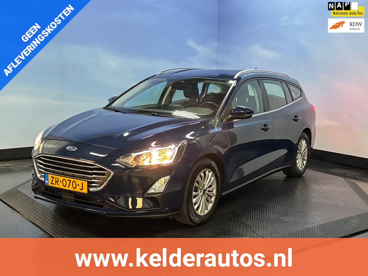 Ford Focus Wagon - 1.0 EcoBoost Titanium Business Navi | Clima | Cruise | PDC - AutoWereld.nl