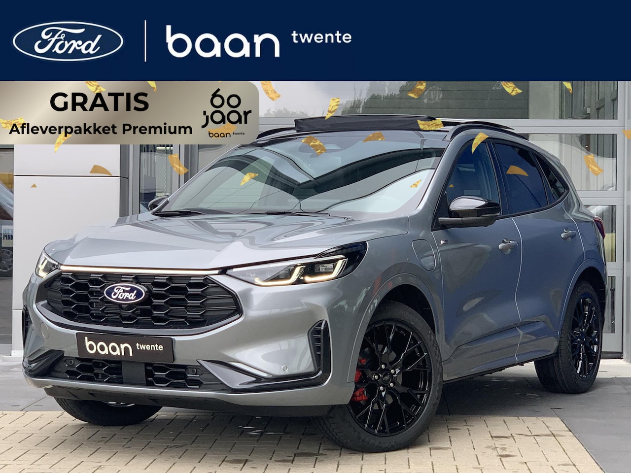 Ford Kuga - 2.5 PHEV ST-Line X Pano dak | Trekhaak wegkl. | Matrix LED | Winter Pack | 360 Camera | AG - AutoWereld.nl