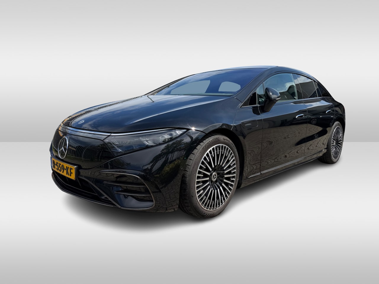 Mercedes-Benz EQS - 450+ AMG Line 108 kWh / Achterasbesturing / Panoramadak / Head-up / 360Camera / Luchtverin - AutoWereld.nl
