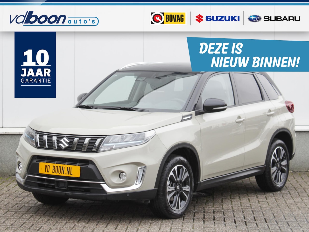 Suzuki Vitara - 1.5 Hybrid Style AllGrip Automaat | Navi | Adap. Cruise | Clima | Lm-Velgen | Trekhaak - AutoWereld.nl
