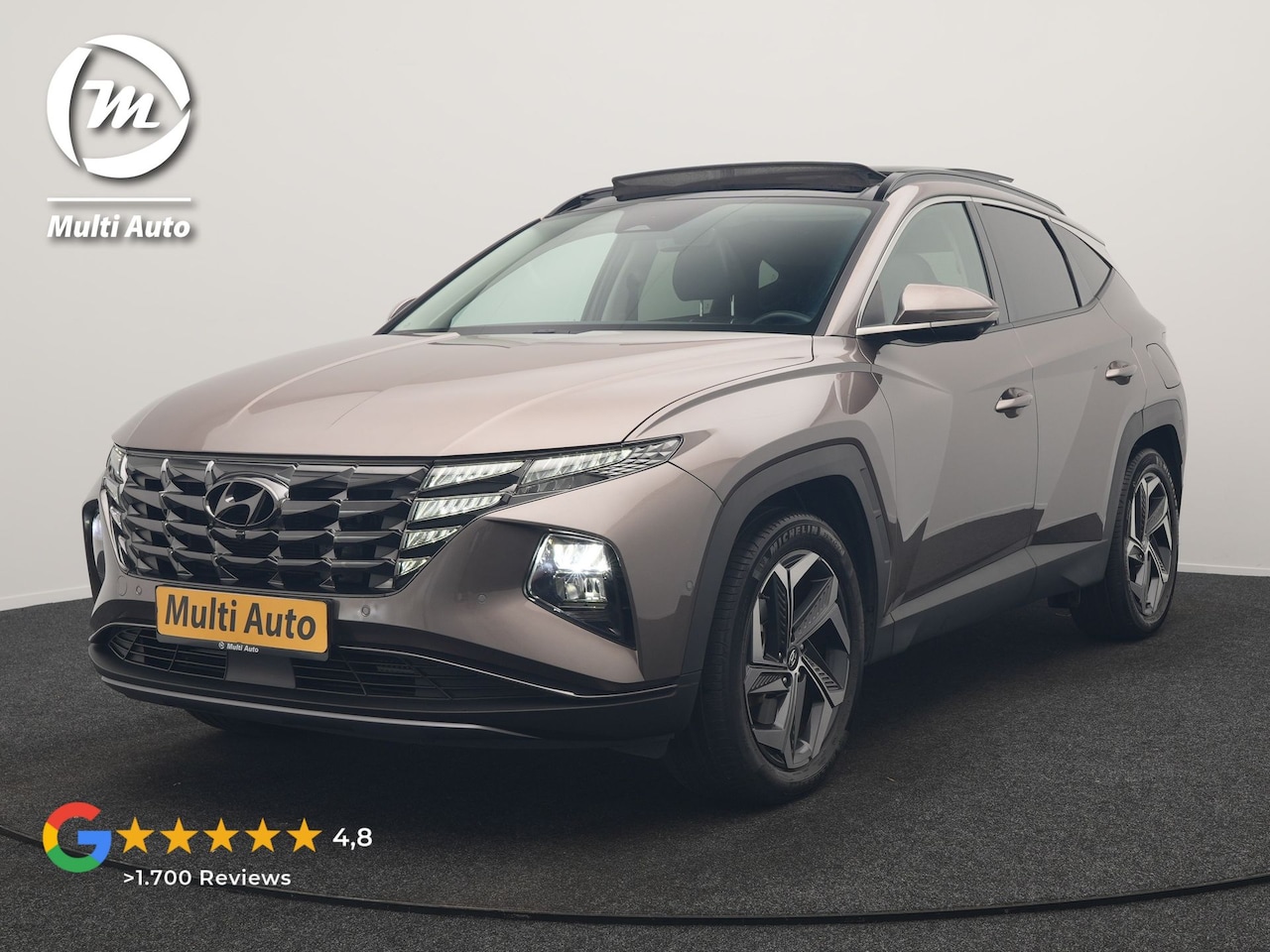 Hyundai Tucson - 1.6 T-GDI Premium Sky 4WD PHEV 265pk Dealer O.H | Trekhaak | Panodak | Adaptive Cruise | 3 - AutoWereld.nl