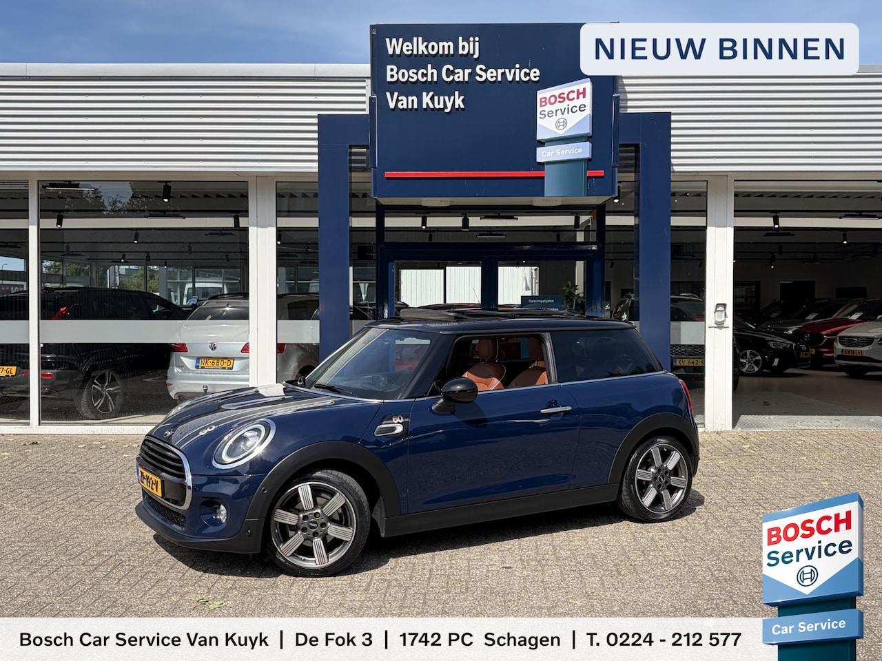 MINI 3-Deurs - 1.5 Cooper 60 Years Edition / Automaat / NL-Auto / Open-Panodak / Head-Up Display / Vol-Le - AutoWereld.nl