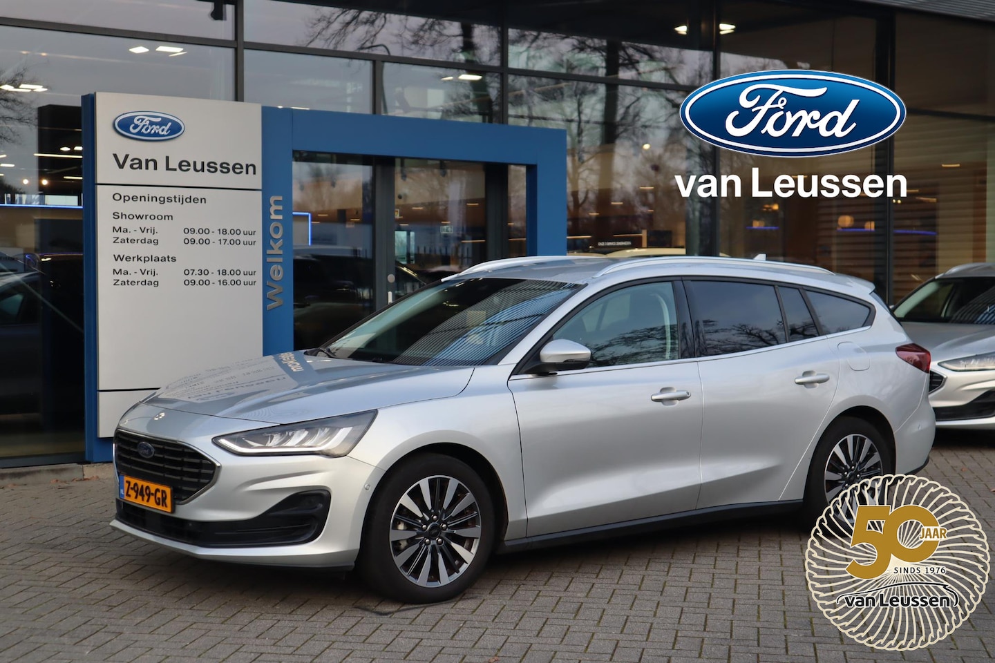 Ford Focus Wagon - 125PK HYBRID TITANIUM-X VIRTUAL-COCKPIT B&O AUDIO CLIMA P-SENSOREN 17"LMV LED CAMERA WINTE - AutoWereld.nl