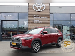 Toyota Corolla Cross - 2.0 HYBRID FIRST-EDITION EL-ACHTERKLEP STOELVERW. HALF-LEDER BLIND-SPOT PARK-SENSOREN 18"L