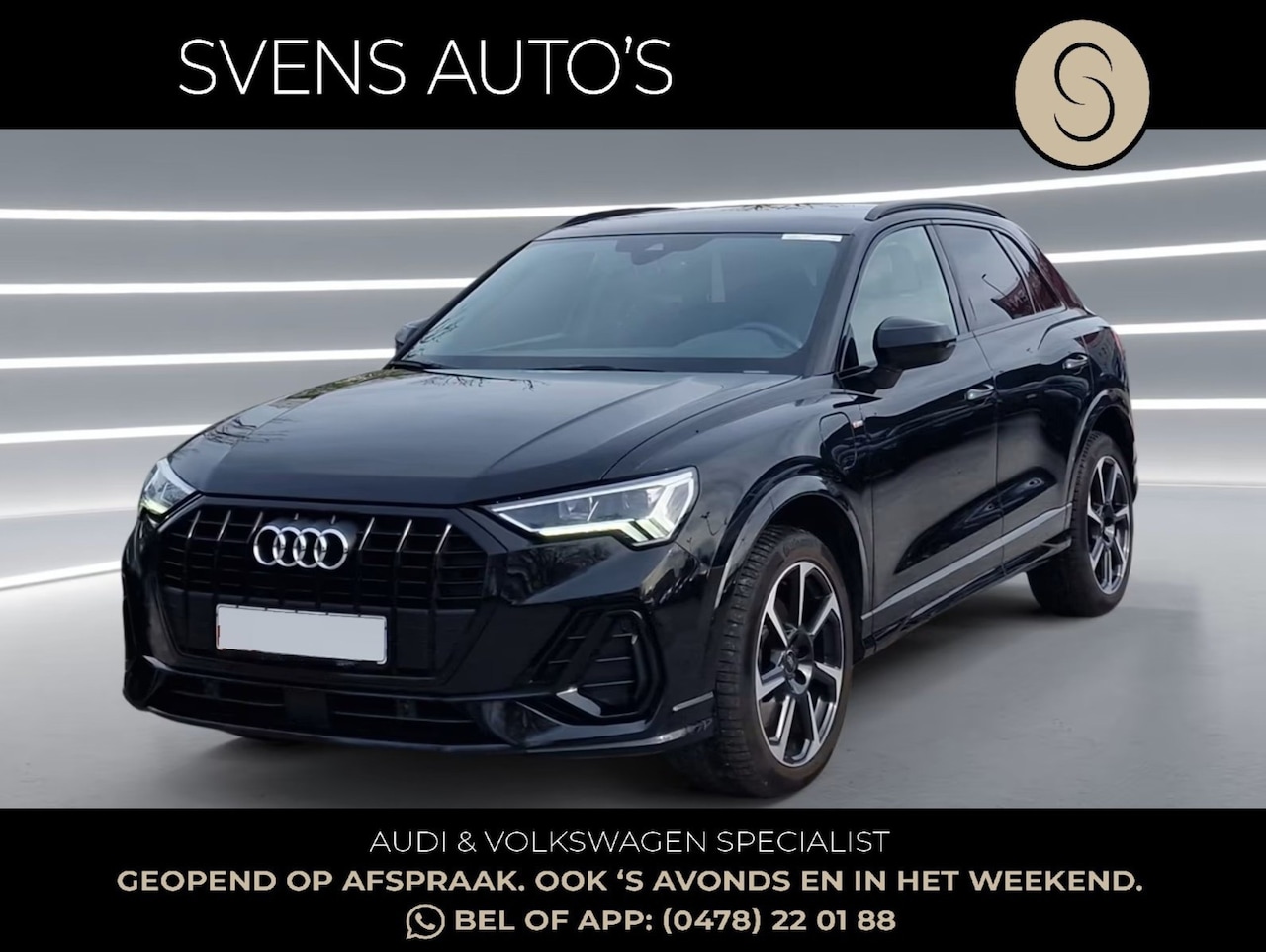 Audi Q3 - 45 TFSIe S-Line Black Ed. Trekhaak|Camera|Keyless|ACC|LED - AutoWereld.nl