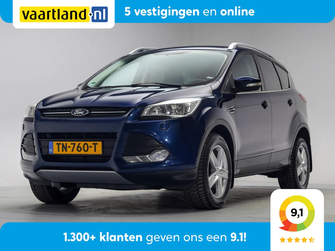 Ford Kuga - 1.6 Titanium [ Stoelverwarming Trekhaak Cruise control] - AutoWereld.nl