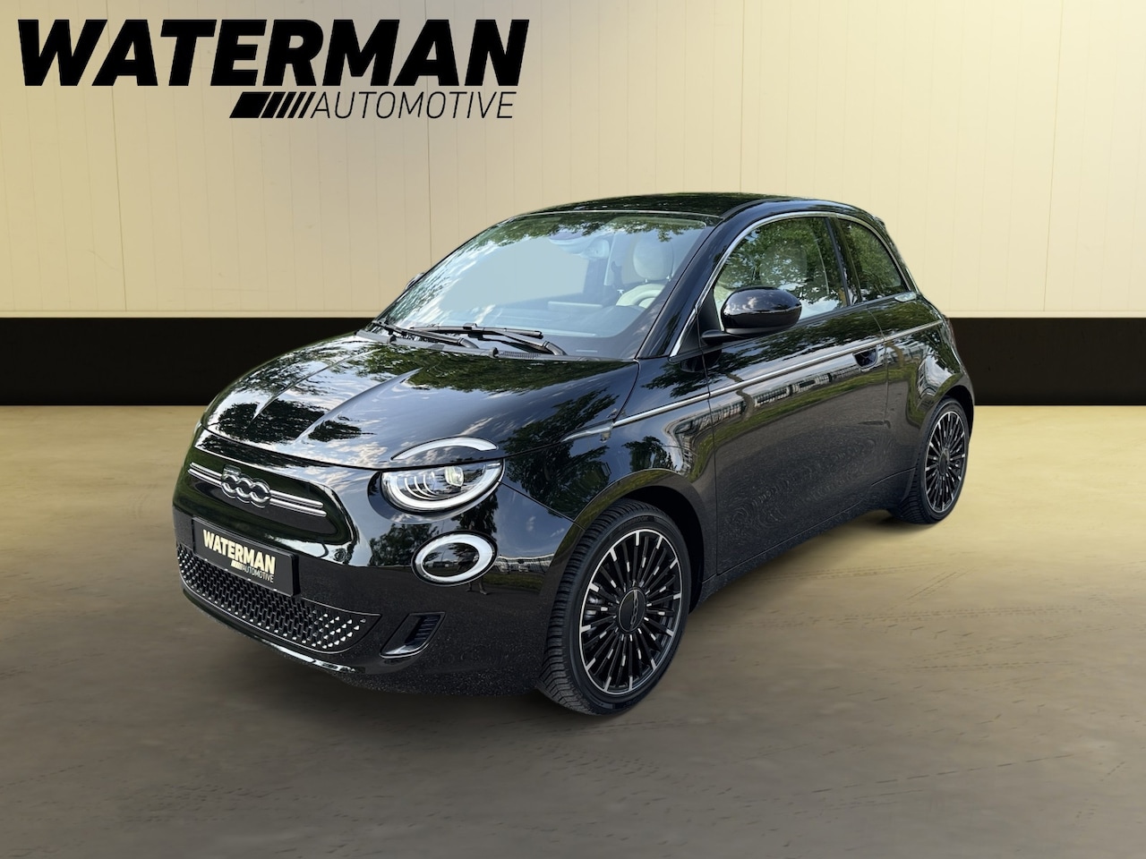Fiat 500e - LA PRIMA BY BOCELLI 42KWH Soh 94% JBL/KEYLESS/MAGIC-EYE/17"INCH/STOELVERWARMING/BTW!! - AutoWereld.nl