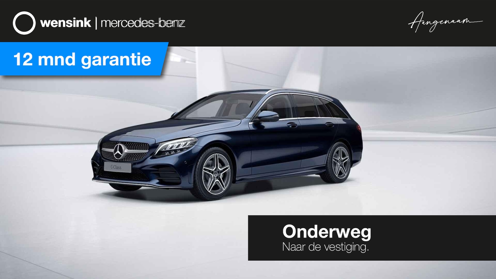 Mercedes-Benz C-klasse Estate - 180 Business Solution AMG | Widescreen | 360 graden camera | Stoelverwarming | Getint glas - AutoWereld.nl