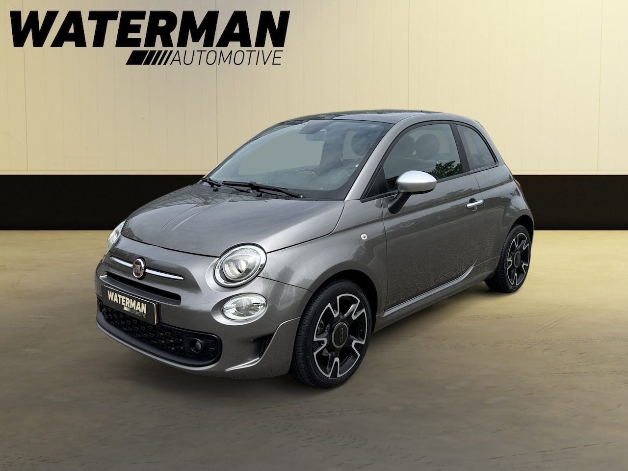 Fiat 500 - 1.0 HYBRID SPORT PANO/AIRCO/PDC/CRUISE/CARPLAY/HALF-LEDER/16 INCH/VOLL!! - AutoWereld.nl