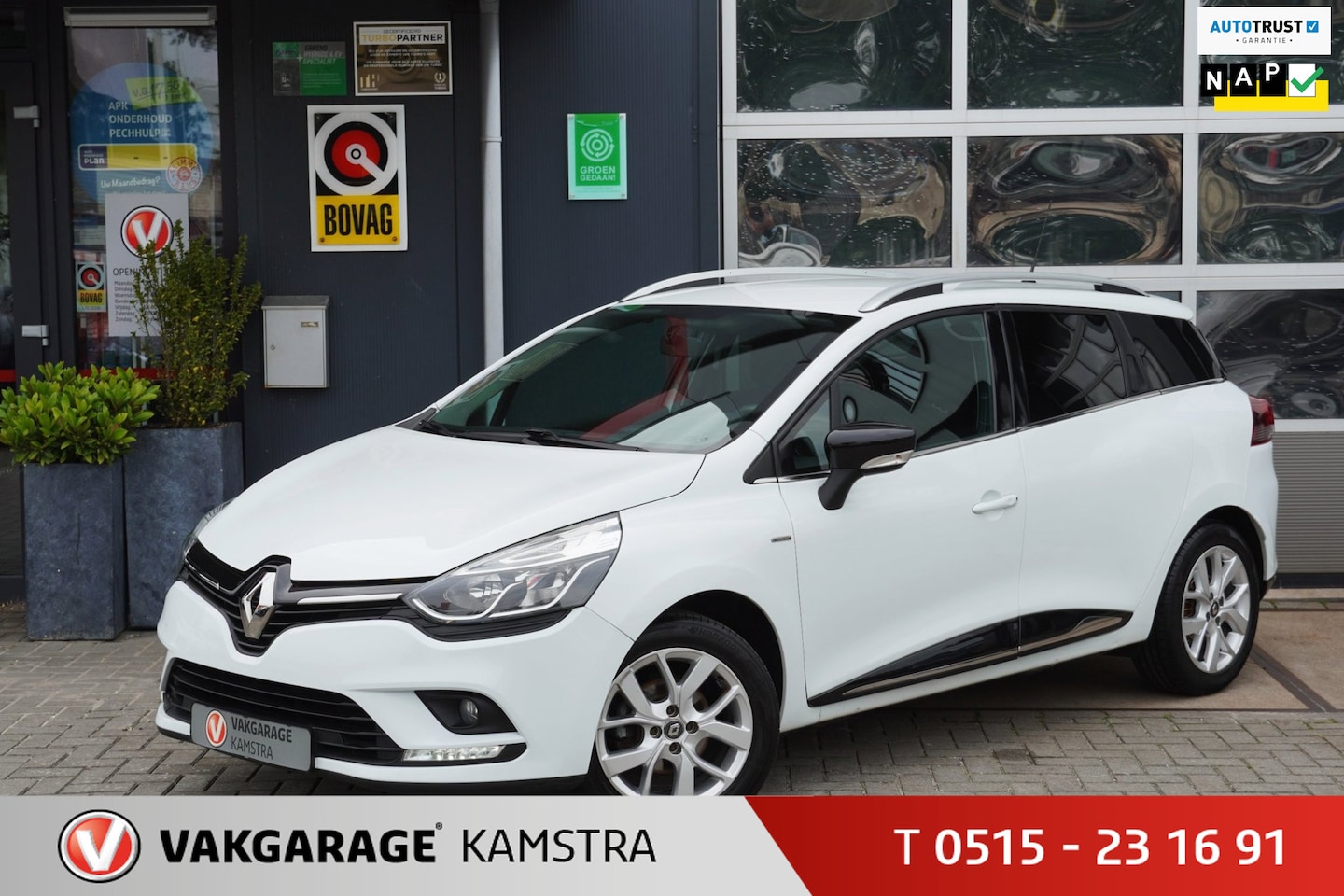 Renault Clio Estate - 0.9 TCe Intens NAP DAB+/Airco/Cruise/Navi - AutoWereld.nl