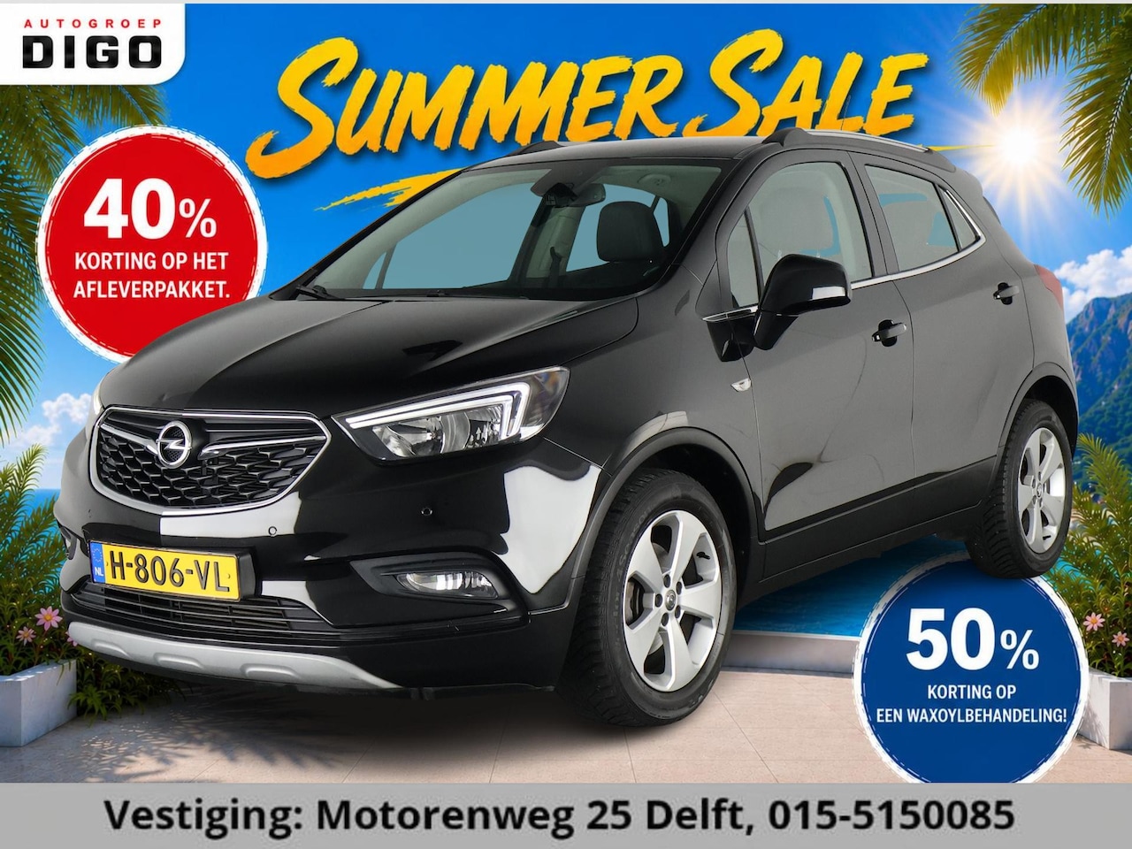 Opel Mokka X - 1.4 TURBO 140PK INNOVATION GARANTIE 9-2028* CAMERA. PDC V+A. HALF LEDER - AutoWereld.nl