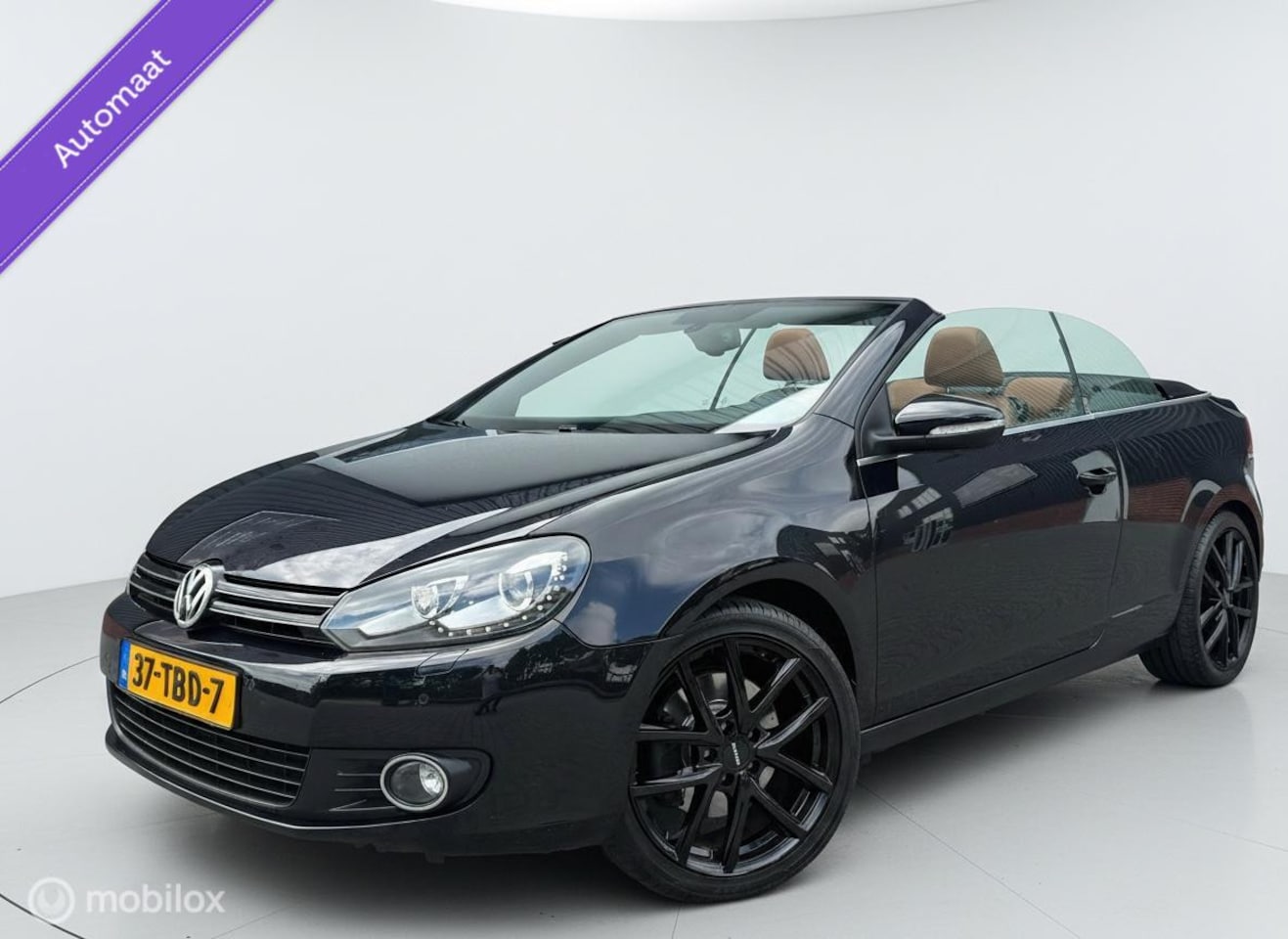 Volkswagen Golf Cabriolet - 1.4 TSI Highline Automaat Xenon Leder Cruise Navi NL Auto 160 PK - AutoWereld.nl