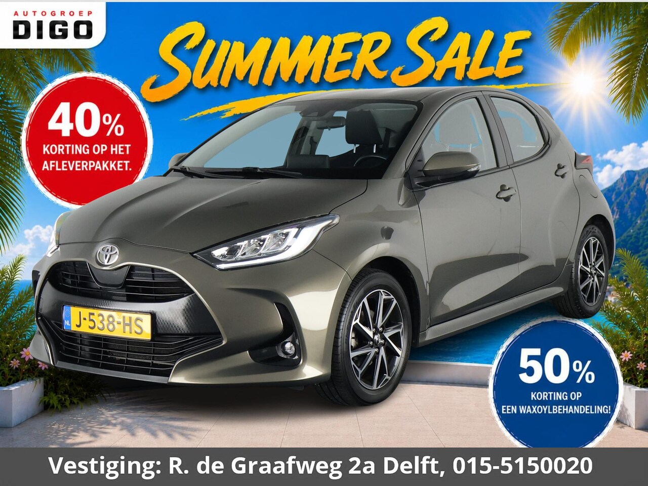 Toyota Yaris - 1.5 VVT-i First Edition | Navigatie | Camera | Lichtmetalen velgen | - AutoWereld.nl