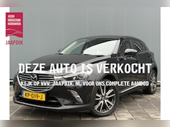 Mazda CX-3 - BWJ 10-2016 | 2.0 SkyActiv-G 120 GT-M | LEER | CLIMA | NAVI | CAMERA | 18'' LMV | PDC | ST