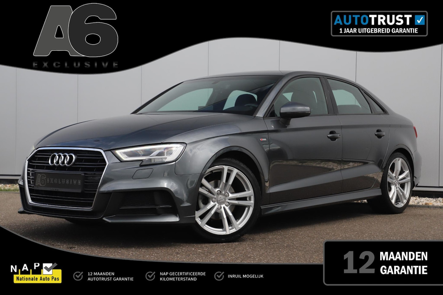 Audi A3 Limousine - 35 TFSI CoD Advance Sport 150PK Automaat Virtual Cockpit 18 inch Navigatie Clima Cruise St - AutoWereld.nl