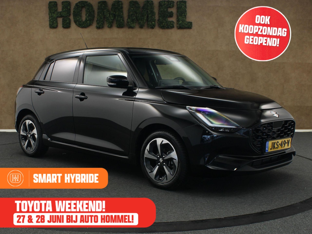 Suzuki Swift - 1.2 Style Smart Hybrid -  CLIMATE CONTROL - NAVIGATIE - PARKEERSENSOREN ACHTER - APPLE CAR - AutoWereld.nl