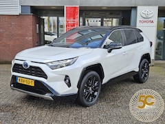 Toyota RAV4 - 2.5 HYBRID BI-TONE AWD APPLE/ANDROID CAMERA CLIMA LEER EL-STOEL EL-ACHTERKLEP PARK-SENSORE