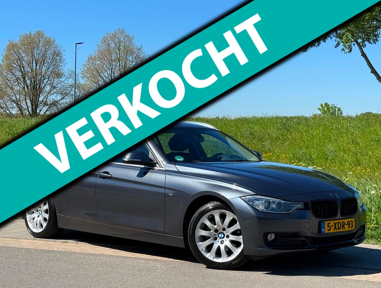BMW 3-serie Touring - 320d | Automaat | Stoelverwarming | Leer | Navi | LED | Cruise | Velgen | - AutoWereld.nl