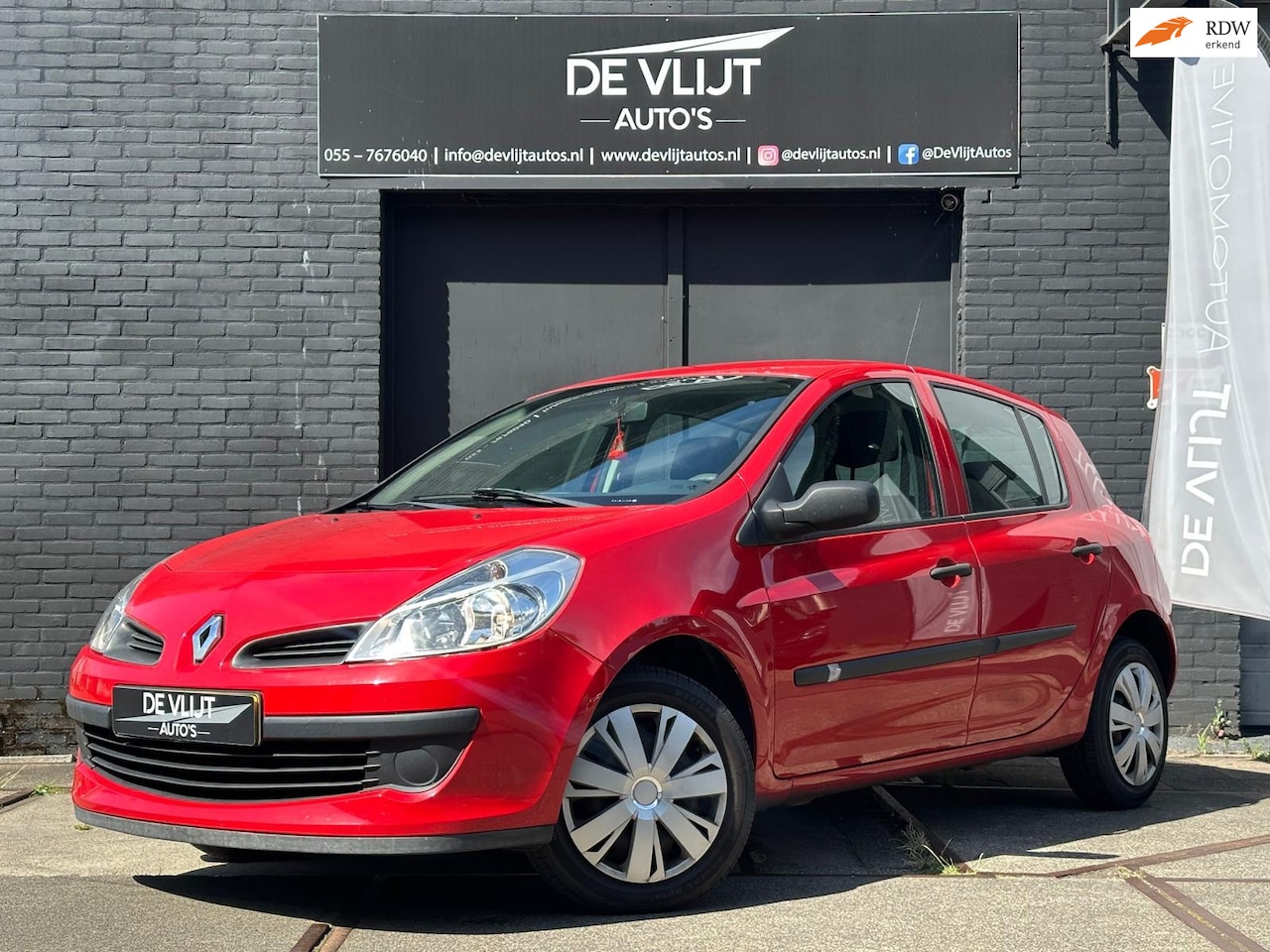 Renault Clio - 1.2-16V Business Line | Airco | Elek Raam | Bluetooth | Radio Cd Speler | CV Op Afstand | - AutoWereld.nl