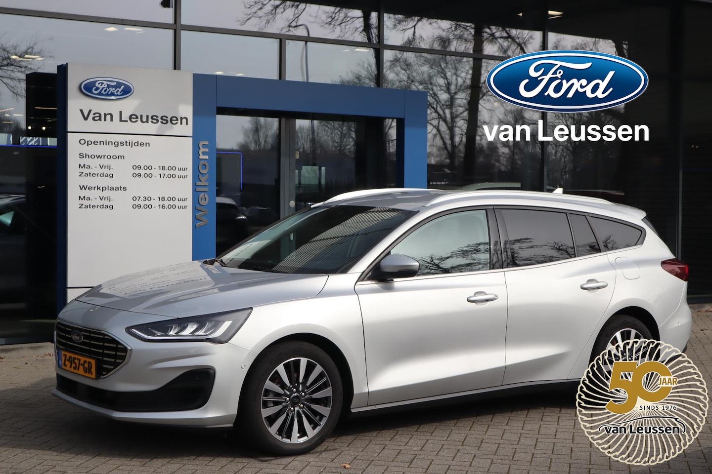 Ford Focus Wagon - 125PK HYBRID TITANIUM-X VIRTUAL-COCKPIT B&O AUDIO CLIMA P-SENSOREN 17"LMV LED CAMERA WINTE - AutoWereld.nl