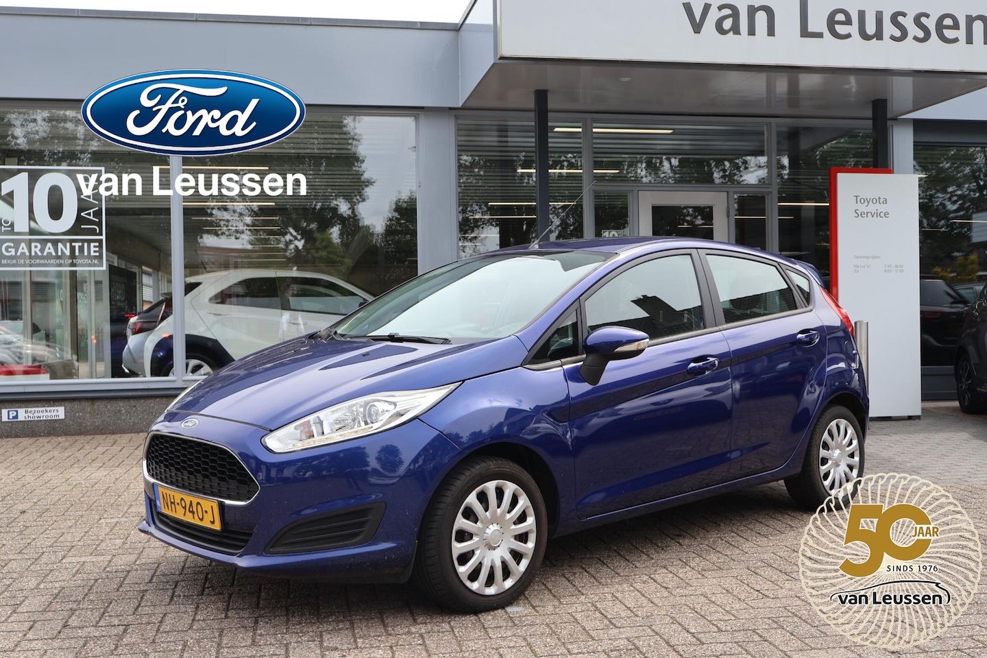 Ford Fiesta - 1.0 STYLE ESSENTIAL NAVI BLUETOOTH EL-RAMEN & SPIEGELS LED DAGRIJVERLICHTING - AutoWereld.nl