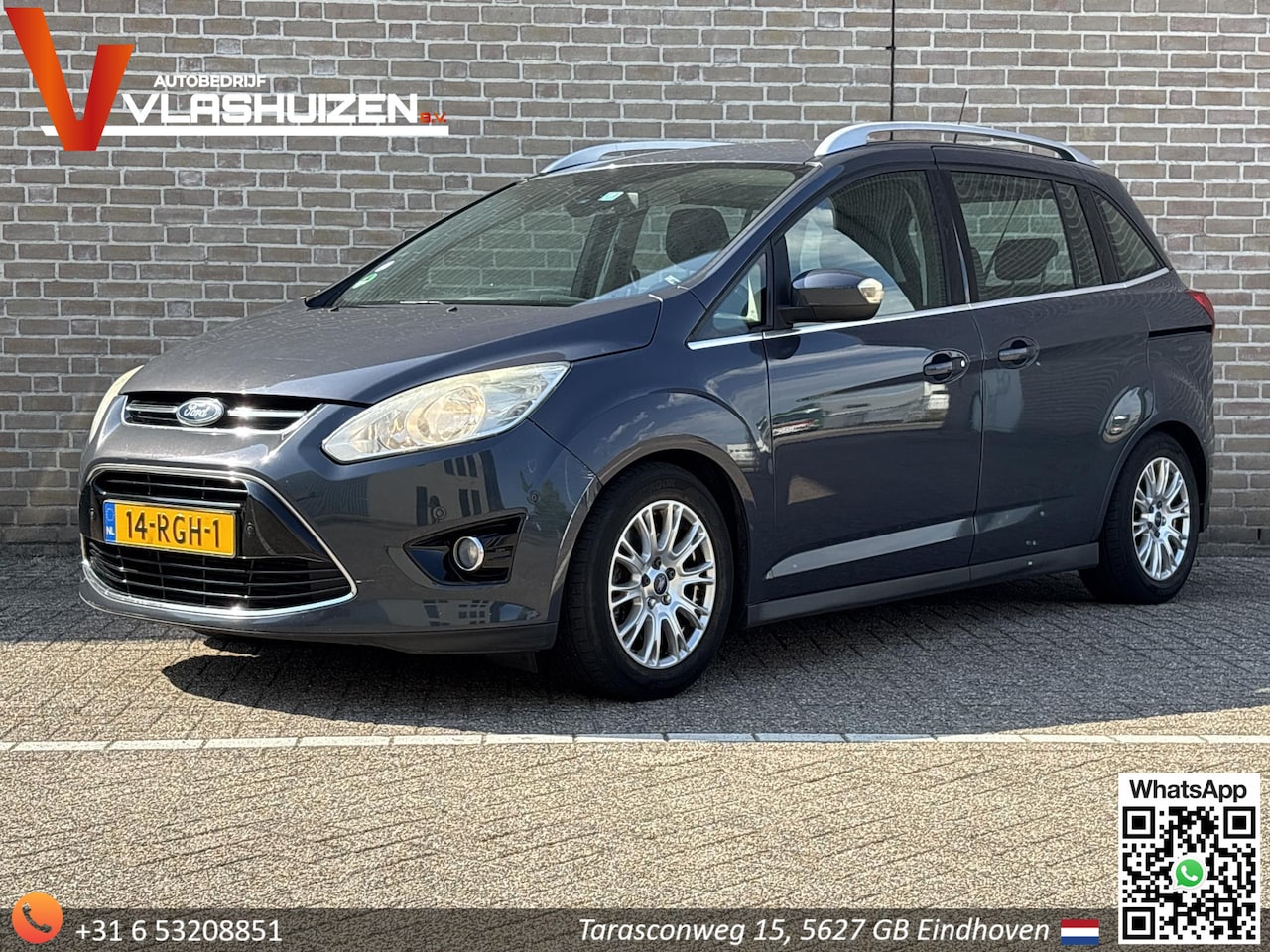 Ford Grand C-Max - 1.6 SCTi Titanium 7p. | Cruise | Climate | Navi | Trekhaak | - AutoWereld.nl