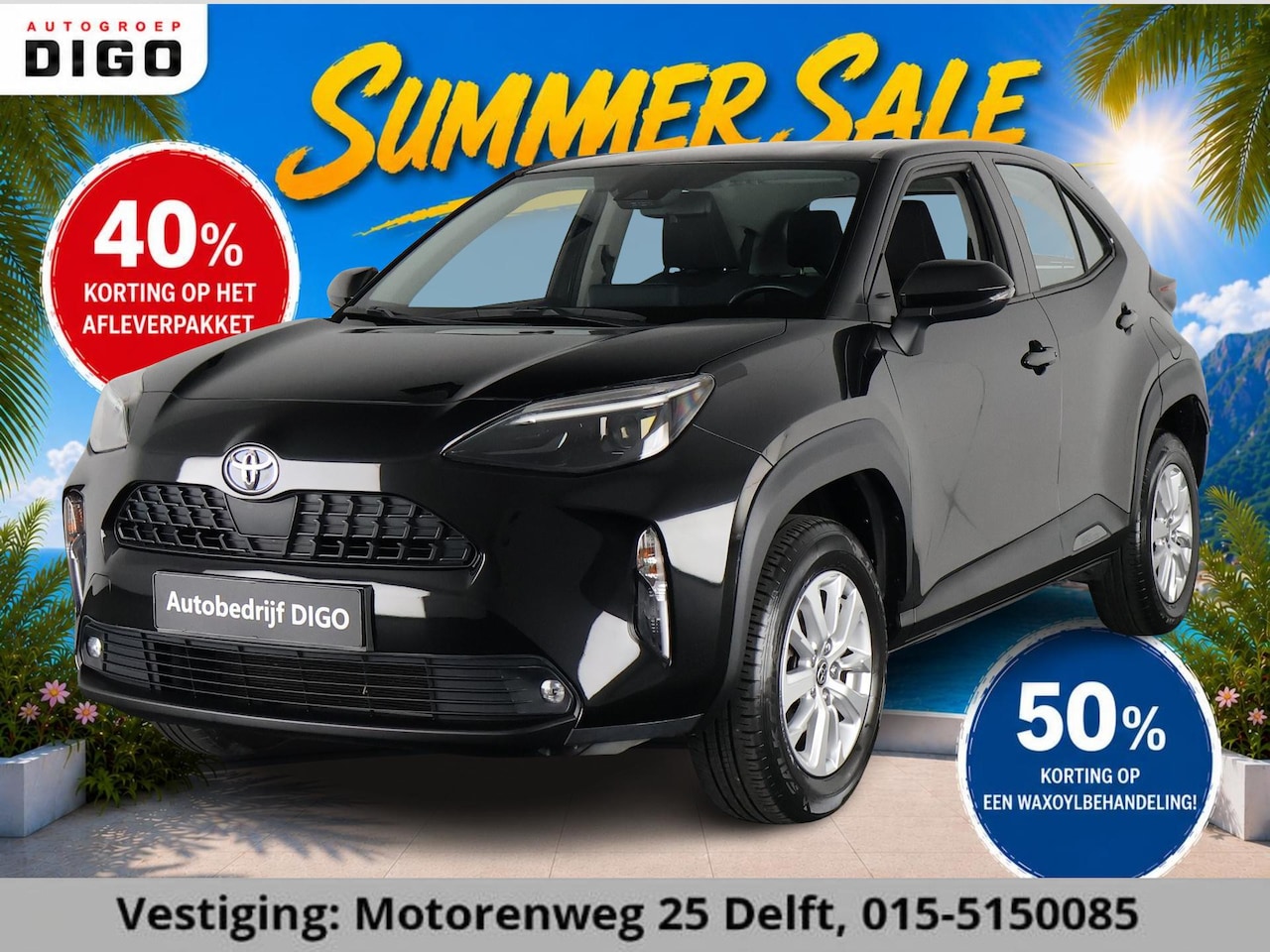 Toyota Yaris Cross - 1.5 HYBRID ACTIVE BLACKLINE GARANTIE 2032 ! . APPLE CARPLAY & ANDROID AUTO . ACHTERUITRIJ - AutoWereld.nl