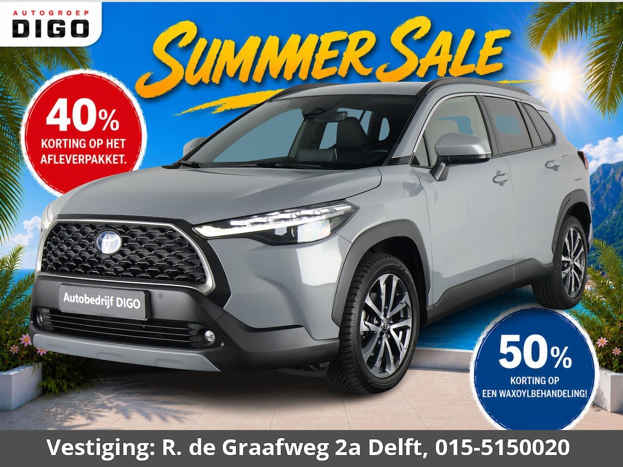 Toyota Corolla Cross - 2.0 High Power Hybrid First Edition | Apple Carplay & AndroidAUTO | Stoelverwarming | BSM - AutoWereld.nl
