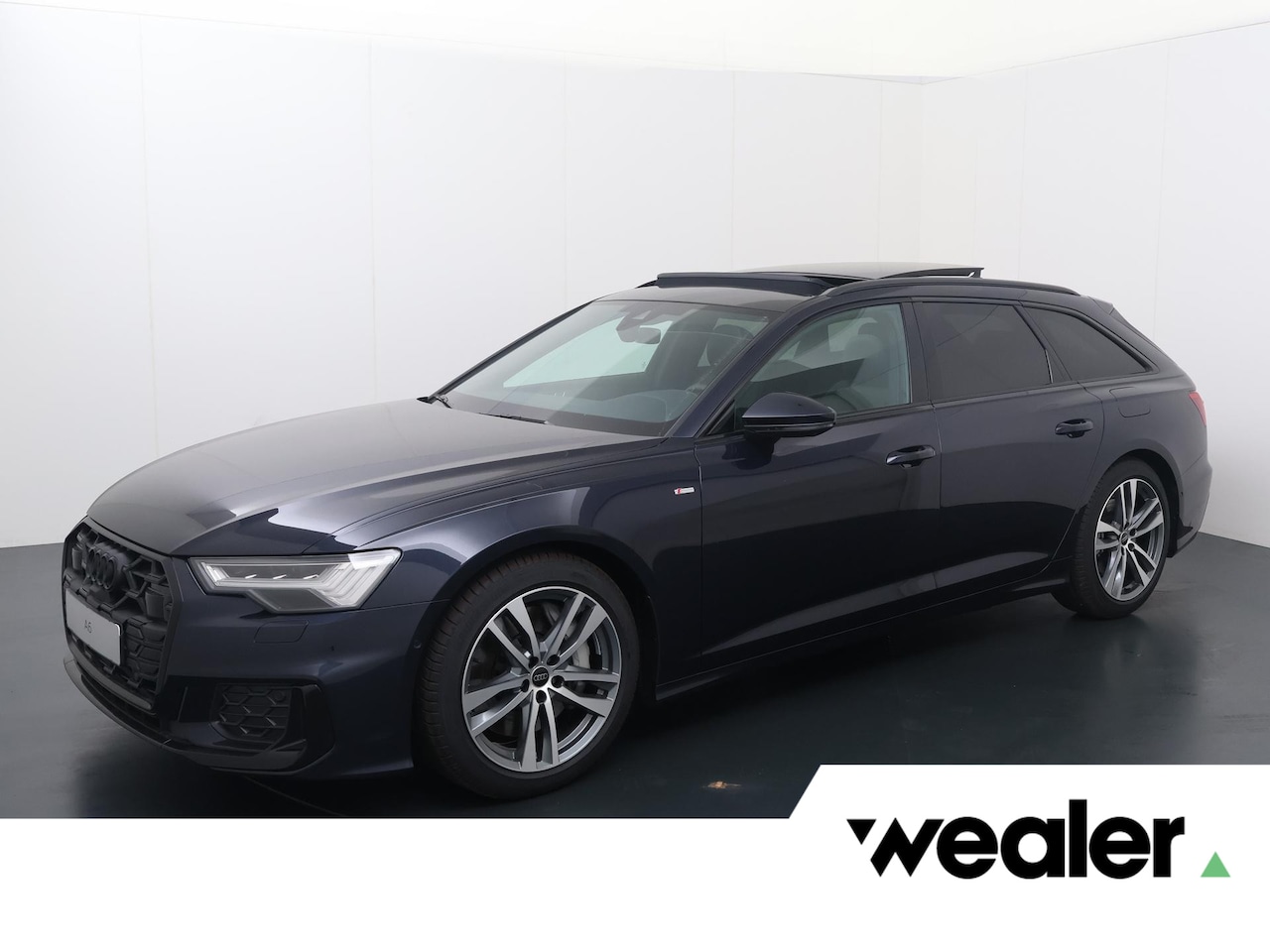 Audi A6 Avant - S edition Competition 50 TFSI e 299 PK | Panoramadak | 21" Velgen | Lederen Sportstoelen | - AutoWereld.nl