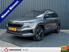 Skoda Karoq - 1.5 TSI ACT Sportline Business | Panodak | Trekhaak wegkl. | Stoel geheugen | Leder | Prij