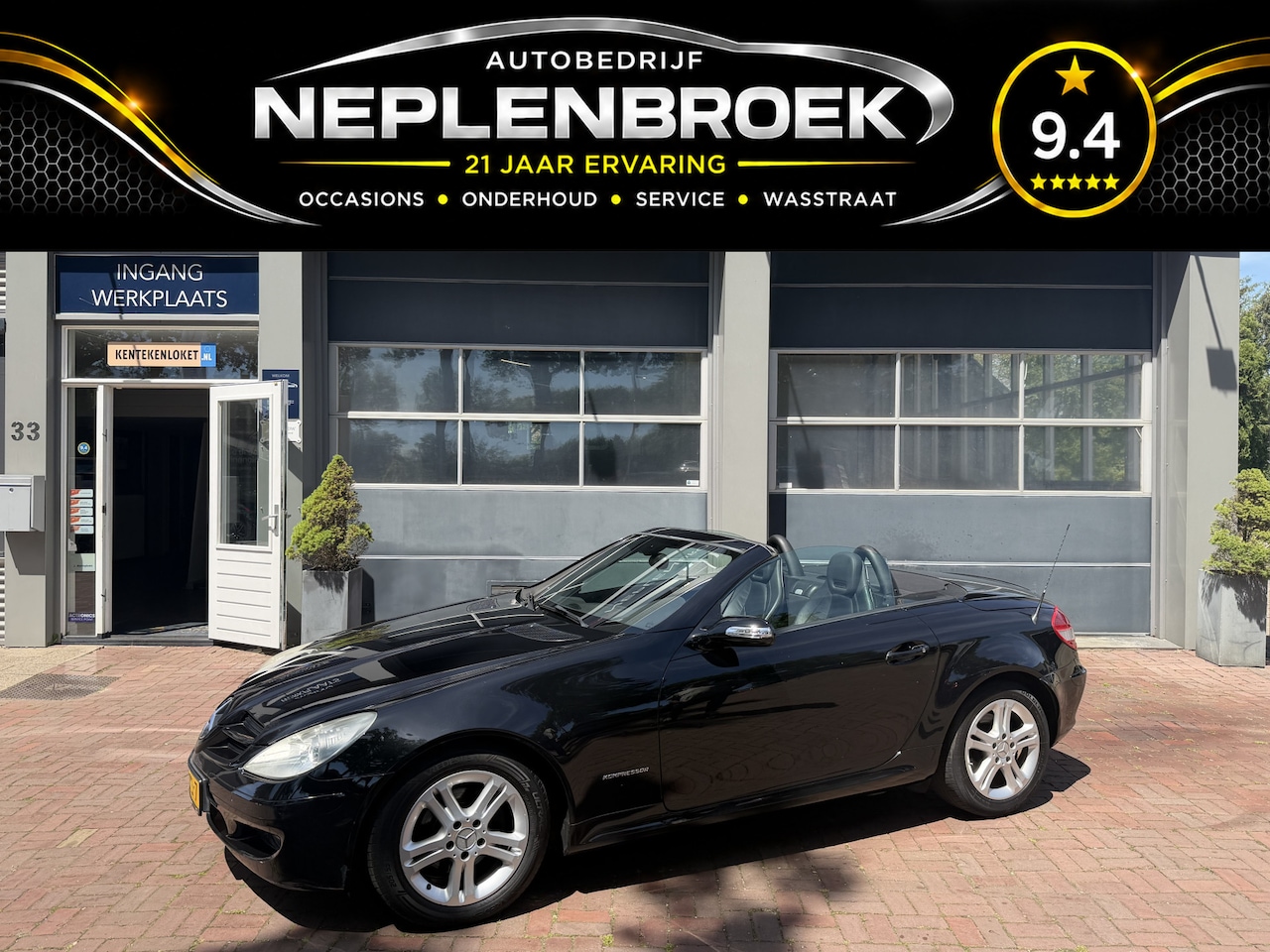 Mercedes-Benz SLK-klasse - 200 K. Automaat | Navi | Winterpakket | Leder 05-2005 117.392 KM - AutoWereld.nl