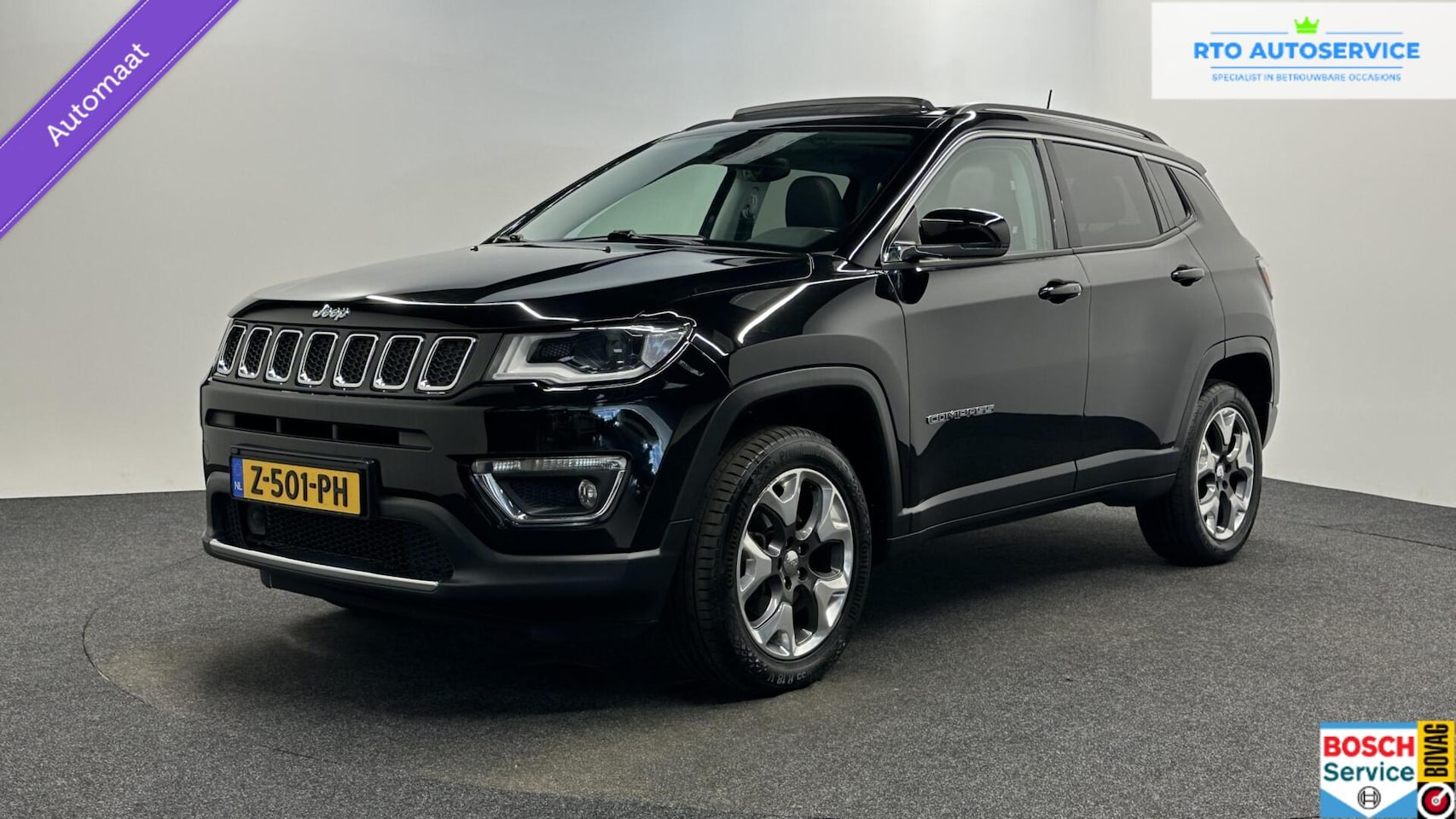 Jeep Compass - 1.4 MultiAir Limited 4x4 PANO NAVI ECC CRUISE DAB. - AutoWereld.nl