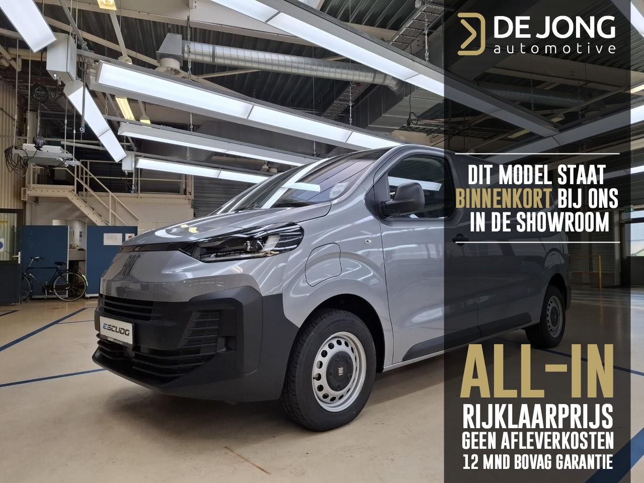 Fiat E-Scudo - L2 50 kWh ALl-INRIJKLAARPRIJS/Airco/Cruise Controle/ - AutoWereld.nl