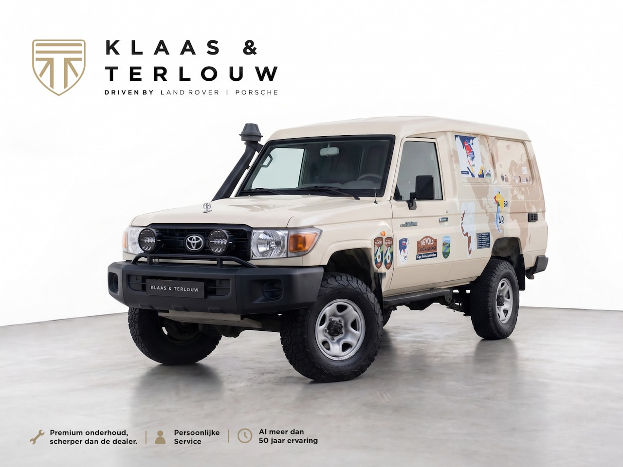 Toyota Land Cruiser 70 - LANDCRUISER Serie HDJ78 1HD-FTE 204PK! | Uniek | Lazers | Schuifkast | Snorkel - AutoWereld.nl